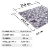 Стеклянная Natural Mosaic Ice flowers Мозаика Стекло глянцевая ICE-03 чип 15х15 — фото 8