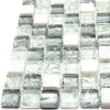 Стеклянная Natural Mosaic Ice flowers ICE-08 30x30 — фото 3