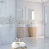 Стеклянная Natural Mosaic Ice flowers Мозаика Стекло глянцевая ICE-12 чип 15х15 — фото 8