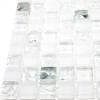 Стеклянная Natural Mosaic Ice flowers ICE-13 30x30 — фото 3