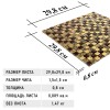 Миксы Natural Mosaic Inka Мозаика Стекло+Мрамор+Агломерат микс BDA-1594 (BDA-94) чип 15х15 — фото 7