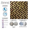Миксы Natural Mosaic Inka Мозаика Стекло+Мрамор+Агломерат микс BDA-1594 (BDA-94) чип 15х15 — фото 9