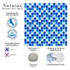 Стеклянная Natural Mosaic KIMBERLY (KM) KM-009 30x30 — фото 10