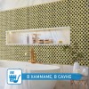 Стеклянная Natural Mosaic MIRror Мозаика Стекло глянцевая QM-2543 чип 25,8х25,8 — фото 9