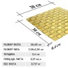Стеклянная Natural Mosaic MIRror Мозаика Стекло глянцевая QM-2543 чип 25,8х25,8 — фото 10