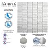 Стеклянная Natural Mosaic Mix spectrum Мозаика Стекло глянцевая SML-104 чип 15x48 — фото 18
