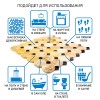 Каменная Natural Mosaic Octagon-1 Мозаика Оникс+Мрамор полированная M073+M076-BP чип 50x50+15x15 — фото 9