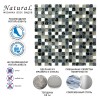 Стеклянная Natural Mosaic PASTEL (PST) PST-022 30x30 — фото 10