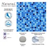 Стеклянная Natural Mosaic PASTEL (PST) PST-023 30x30 — фото 10