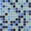 Стеклянная Natural Mosaic Steppa Мозаика из стекла STP-BL022UZ, стекло синий, голубой, поверхность глянцевая 31,5x31,5 — фото 2