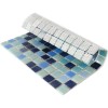 Стеклянная Natural Mosaic Steppa Мозаика из стекла STP-BL022UZ, стекло синий, голубой, поверхность глянцевая 31,5x31,5 — фото 5