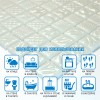 Стеклянная Natural Mosaic Steppa Мозаика из стекла STP-WH002-L, стекло белый, поверхность глянцевая 31,5x31,5 — фото 15
