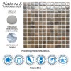 Стеклянная Natural Mosaic Steppa STP-BG008-L 31,5x31,5 — фото 10