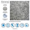 Стеклянная Natural Mosaic Steppa STP-GR002-10 30x30 — фото 12