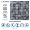 Стеклянная Natural Mosaic Steppa STP-GR015-L 31,5x31,5 — фото 8