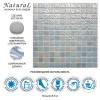 Стеклянная Natural Mosaic Steppa STP-WH005-L 31,5x31,5 — фото 12