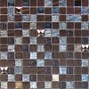 Стеклянная Onix Mystic Glass Agata Diamond Brown Malla Стекло Rev. 31,1x31,1