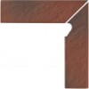 Клинкер Opoczno Shadow red Cokol Schodowy 3-d Prawy 8x30