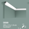 Плинтусы потолочные Orac Decor Durofoam CB500N карниз полистирол 2000х25х18 мм. — фото 2