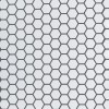 Керамическая Ceramic Orro mosaic SILENA WHITE 26х30, чип 23х26 гексагон