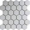 Керамическая Ceramic Orro mosaic WHITE GAMMA 28.1х32.5, чип гексагон
