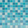 Стеклянная Glass Orro mosaic BLUE LAGOON 29.5х29.5 микс, чип 25х25 квадратный