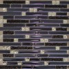 Стеклянная Glass Orro mosaic BOSTON 29.8х29.8 черная, чип квадратный/прямоугольный
