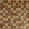 Стеклянная Glass Orro mosaic CHOCOLATE 29.5х29.5 микс /серая, чип 25х25 квадратный