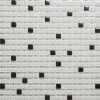 Glass Orro mosaic FIANIT 30х30 микс белая/черная стеклянная, чип 15х15 квадратный