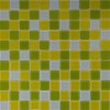 Стеклянная Glass Orro mosaic LIME 29.5х29.5 микс желтая/белая/, чип 25х25 квадратный