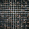 Стеклянная Glass Orro mosaic SABLE BLACK 32.7х32.7 /коричневая, чип 20х20 квадратный