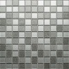 Стеклянная Glass Orro mosaic SILVER DAY 29.5х29.5 серая, чип 25х25 квадратный