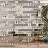 Стеклянная Glass Orro mosaic SMOKEY BEIGE 30х30 микс /коричневая, чип квадратный/прямоугольный