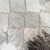 ORRO Mosaic Lux Каменная мозаика ROVENA BIANCO 25x33 — фото 2