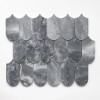 Каменная Stone Мозаика Orro mosaic Asti Gray 26х31.5, чип 50.8х103 чешуя