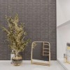 Каменная Stone Мозаика Orro mosaic Мangolia Tum 30.5х30.5 графит / серая, чип 15х15 квадратный — фото 2