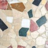 Каменная Stone Orro mosaic ANTICATO MIX 30.5х30.5 бежевая/зеленая/розовая, чип разноформатный