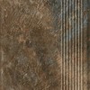 Paradyz Клинкерная плитка Ardis Rust Stopnica Prosta Struktura Mat 30х60