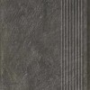Клинкерные Paradyz Клинкерная плитка Carrizo Basalt Stopnica Prosta Struktura Mat 30х60