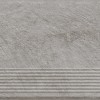 Клинкерные Paradyz Клинкерная плитка Carrizo Grey Stopnica Prosta Struktura Mat B1a 30х60