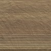 Клинкерные Paradyz Клинкерная плитка Carrizo Wood Stopnica Prosta Struktura Mat B1a 30х60