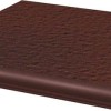 Клинкерные Paradyz Ступень угловая с носиком структ Cloud Brown Duro 33х33х1.1