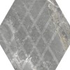 Матовый Керамогранит Paradyz Marvelstone Light Grey Heksagon Gres Szkl. Mat. 17.1х19.8 — фото 5