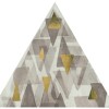 Настенная Petracers Triangolo Impressioni Oro Su Grigio 17х17