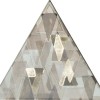 Настенная Petracers Triangolo Impressioni Platino Su Grigio 17х17