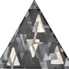 Настенная Petracers Triangolo Impressioni Platino Su Nero 17х17