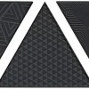 Настенная Petracers Triangolo Vibrazioni Nero Matt 17х17