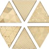 Настенная Petracers Triangolo Vibrazioni Oro 17х17