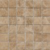 Каменная Pixel Мозаика из мрамора PIX 350 Light Imperador, Deep Brushed, чип 48х48 мм, сетка 305х305х6 мм, Матовая