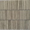 Каменная Pixel Венеция PIX 357 White Wooden, чип 10/12/15*100 мм, сетка 300х305x8 мм, Полированная